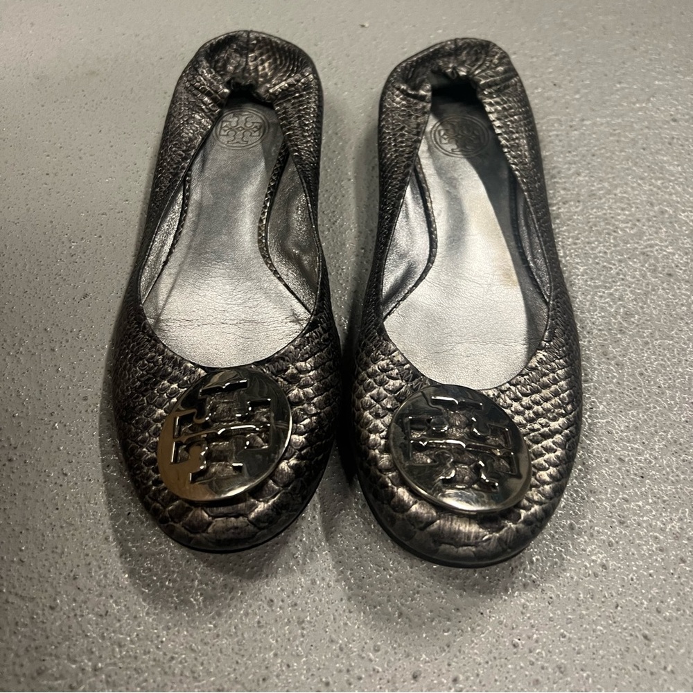 TORY BURCH FLATS - Snakeskin